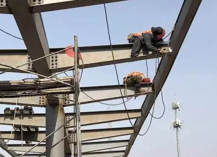 雨棚焊接做好安全保护措施